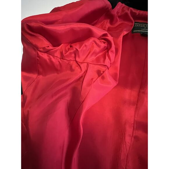J McLaughlin For Sanyo Wool Blend Blazer with Velvet Collar USA Women's Size 12 - Picture 9 of 16